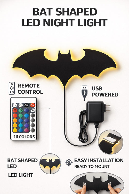 Lámpara LED murciélago Premium